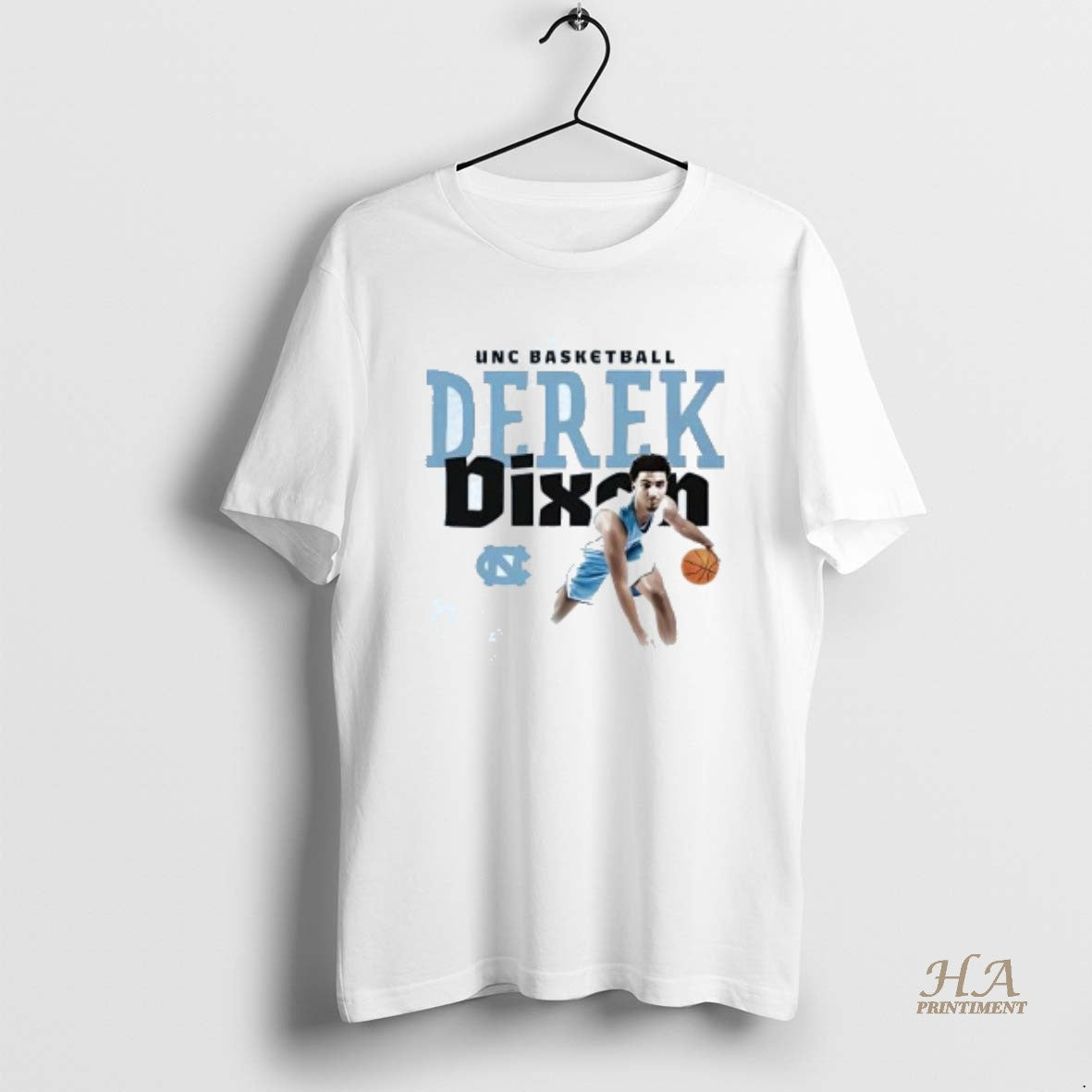 Official Derek Dixon Illustrated North Carolina Tar Heels