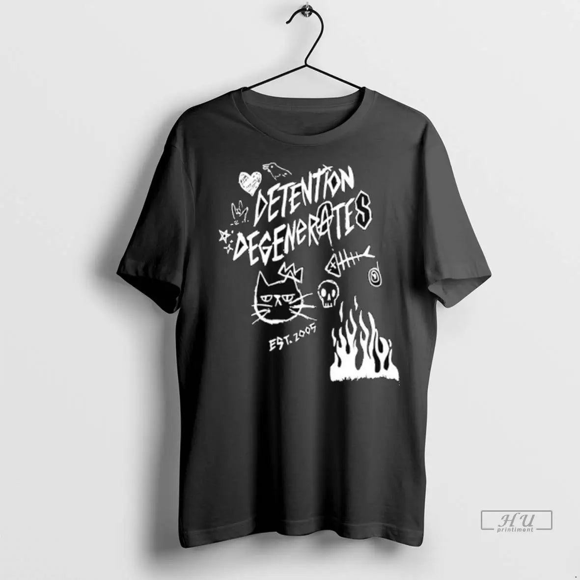 Official Detention Degenerates Est 2005 T Shirt