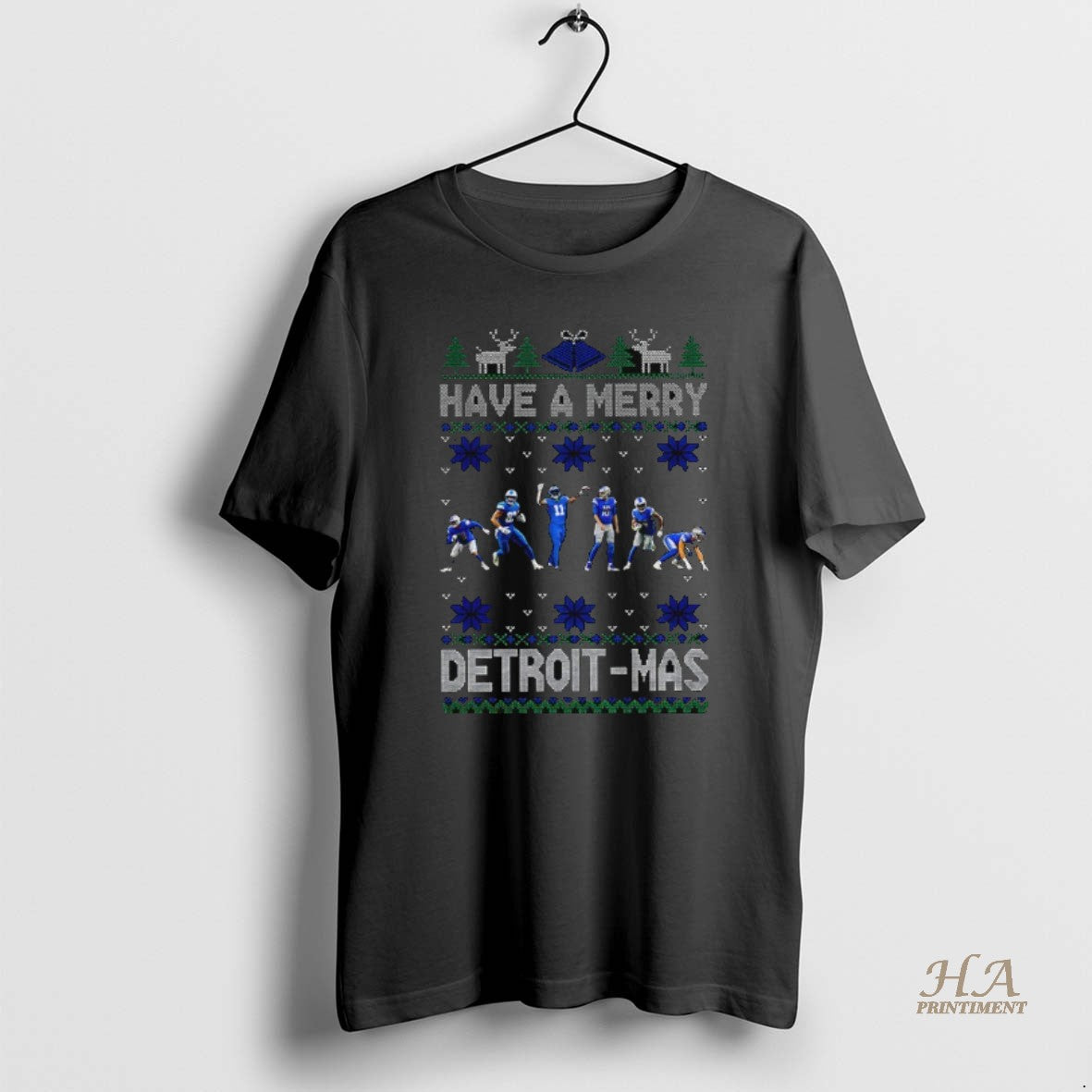Official Detroit Lions Football Have A Merry Detroit Mas Merry Christmas