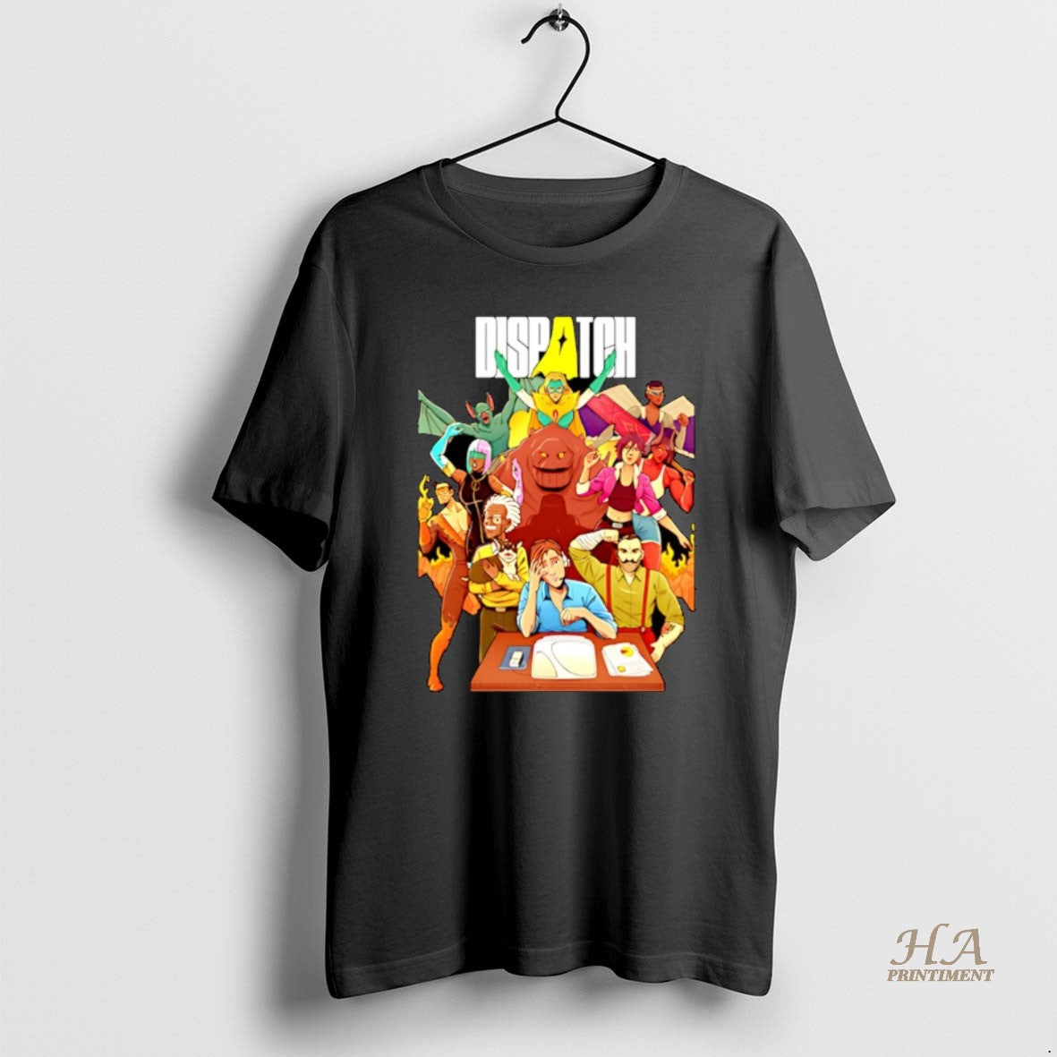 Official Dispatch Robert Robertson Game Washed Cartoon Christmas