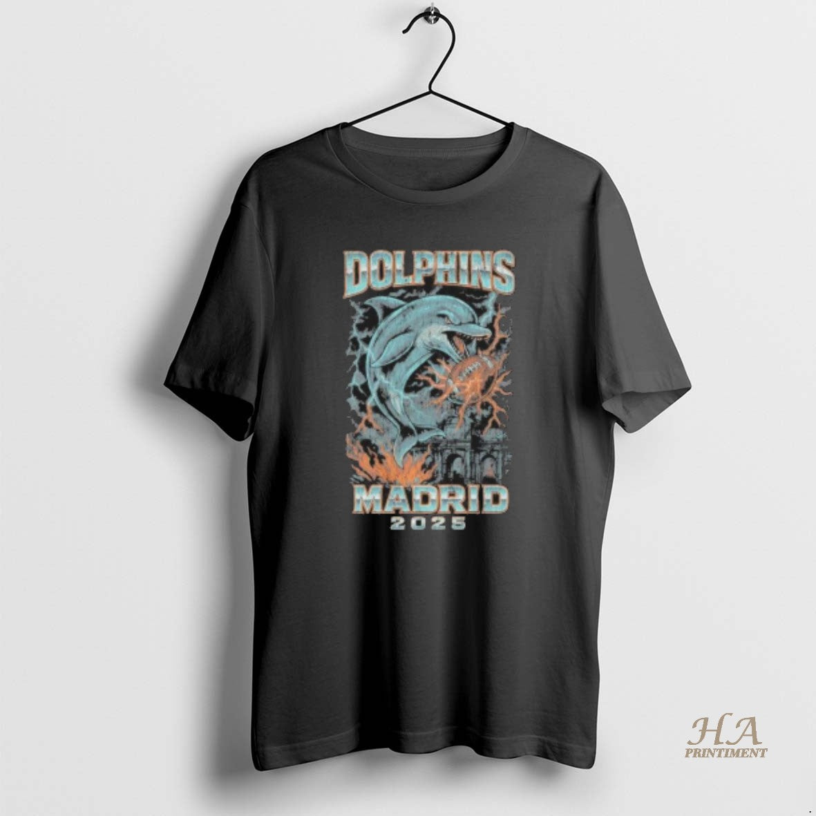 Official Dolphins Football X Madrid 2025 Vintage Distressed