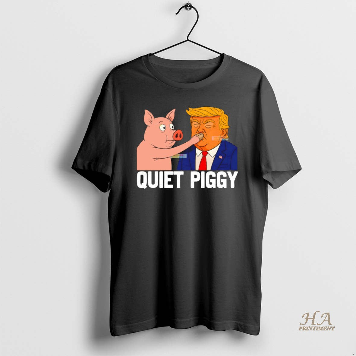 Official Donald Trump Quiet Piggy Anti Trump Democrat Liberal Republican