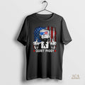 Official Donald Trump Middle Finger Quiet Piggy Epstein Files American Flag Political