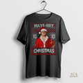 Official Drake Maye 10 England Patriot Maye Rry Ugly Christmas Shirt
