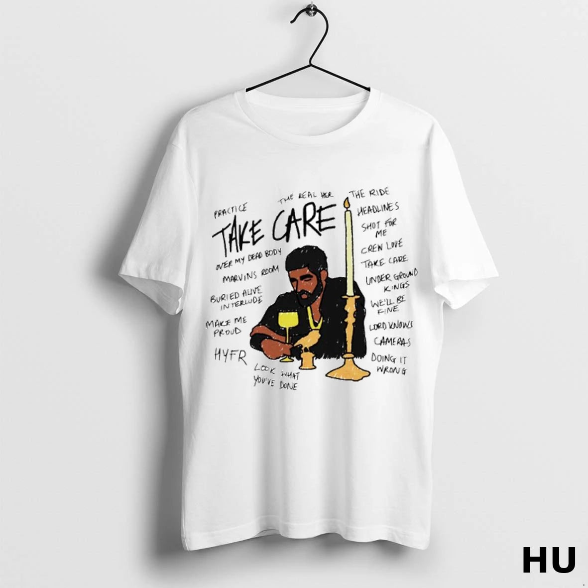 Official Drake Take Care Sketch Ornaments T Shirt