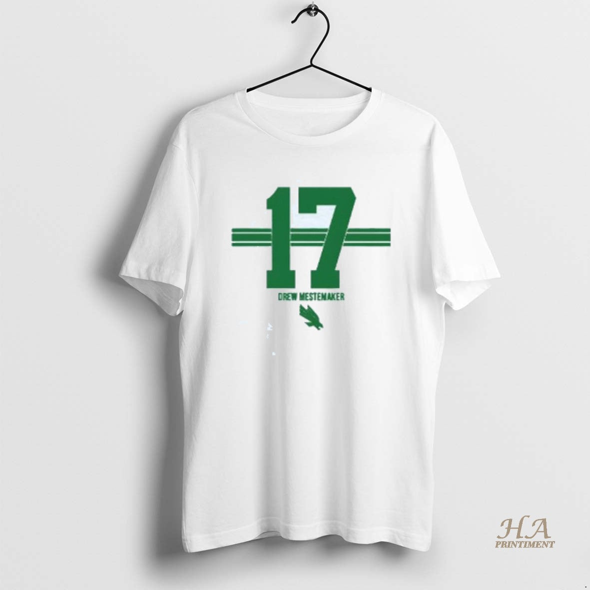 Official Drew Mestemaker 17 Stripes North Texas Mean Green