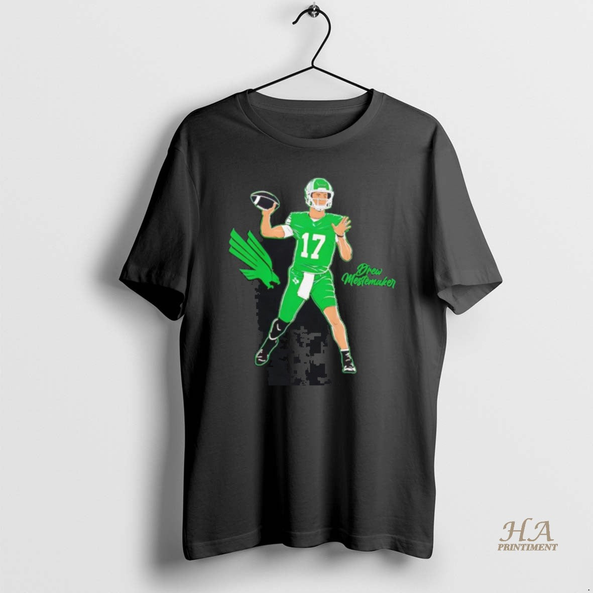 Official Drew Mestemaker Star Pose North Texas Mean Green