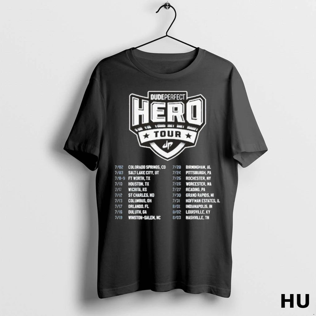 Official Dude Perfect Hero Tour 1 T Shirt