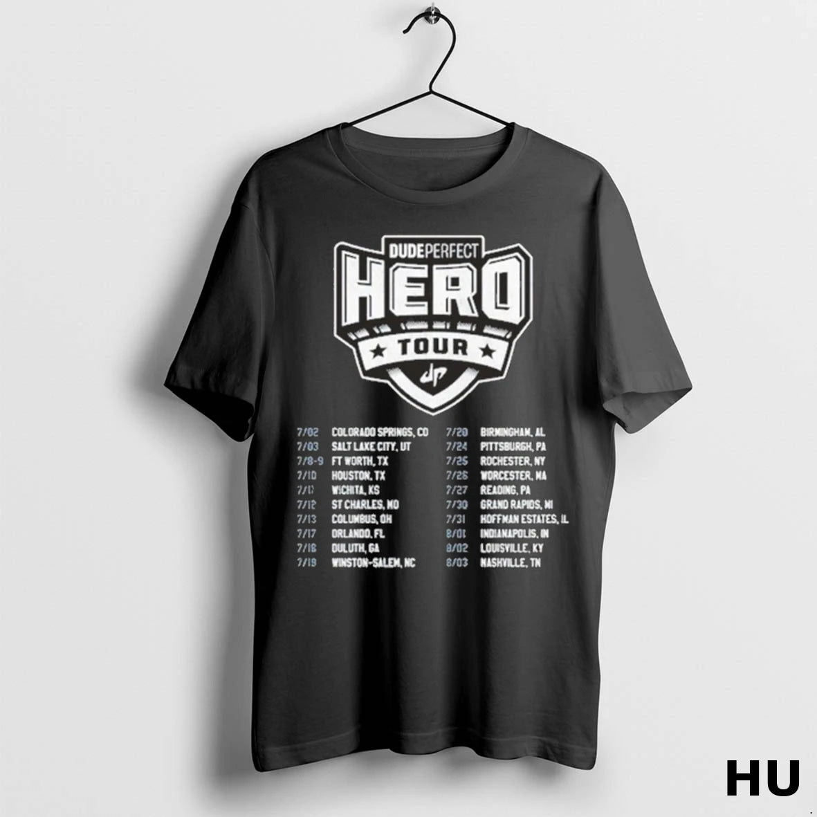 Official Dude Perfect Hero Tour 1 T Shirt