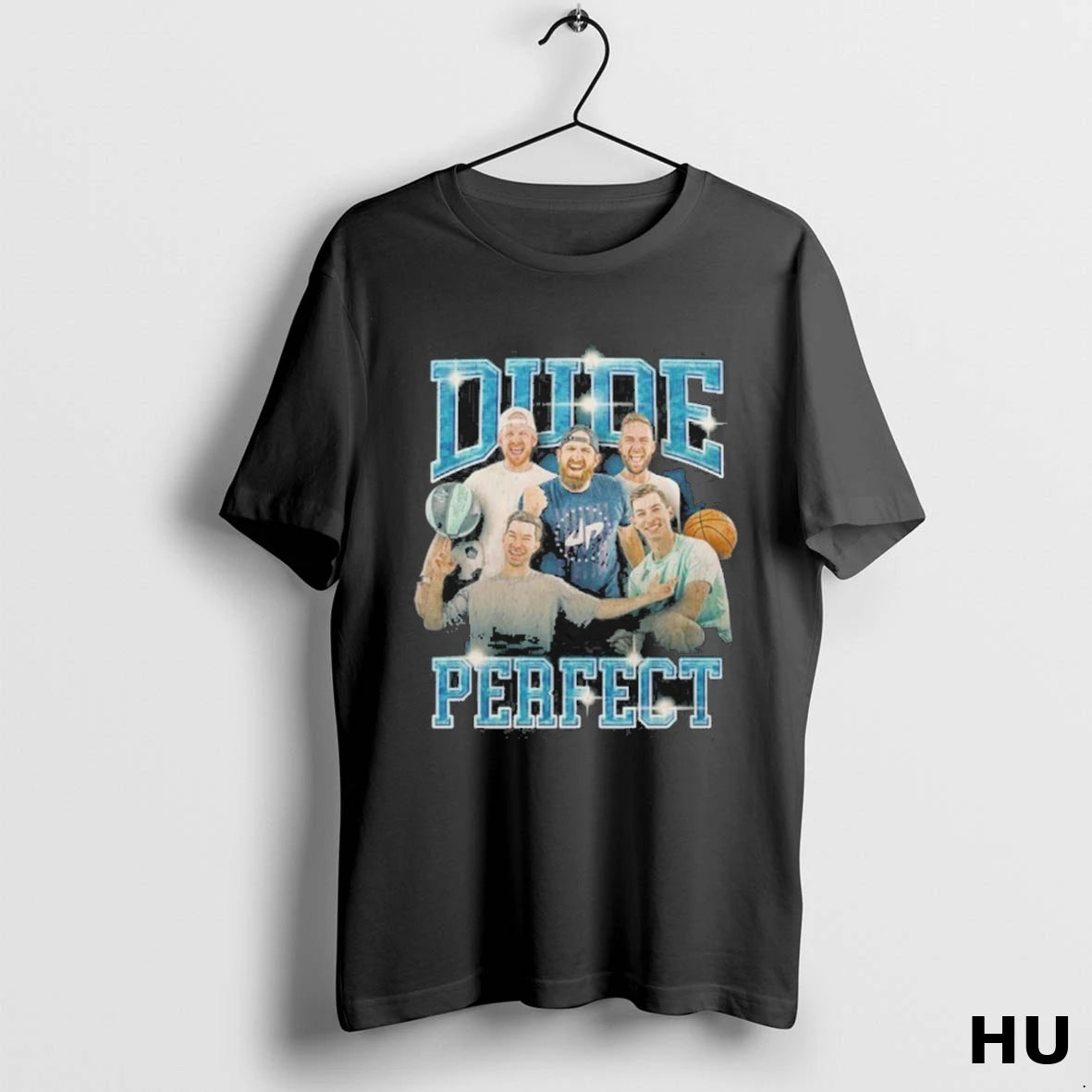 Official Dude Perfect Hero Tour Adult 90s T Shirt