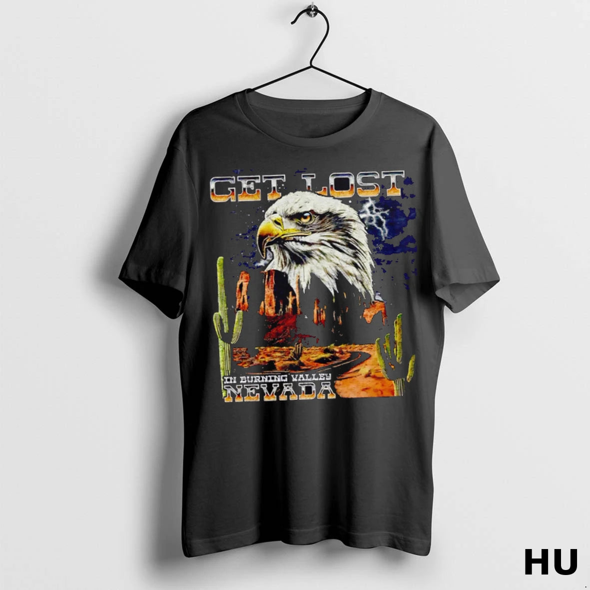 Official Eagels Get Lost In Burning Valley Nevada Retro T Shirt