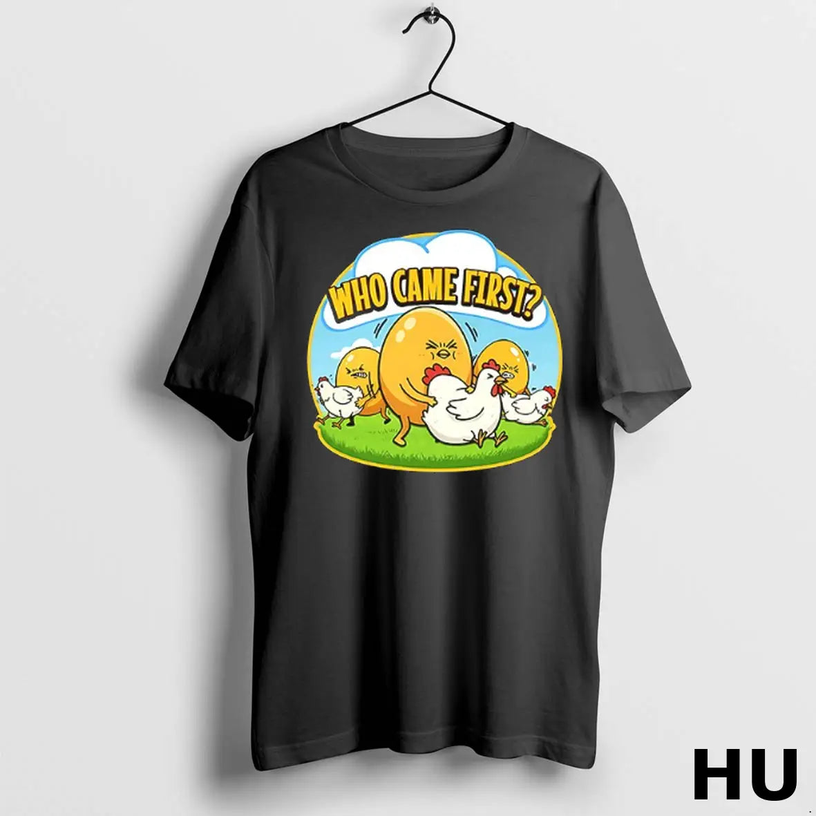 Official Egg Chicken Who Came First T Shirt