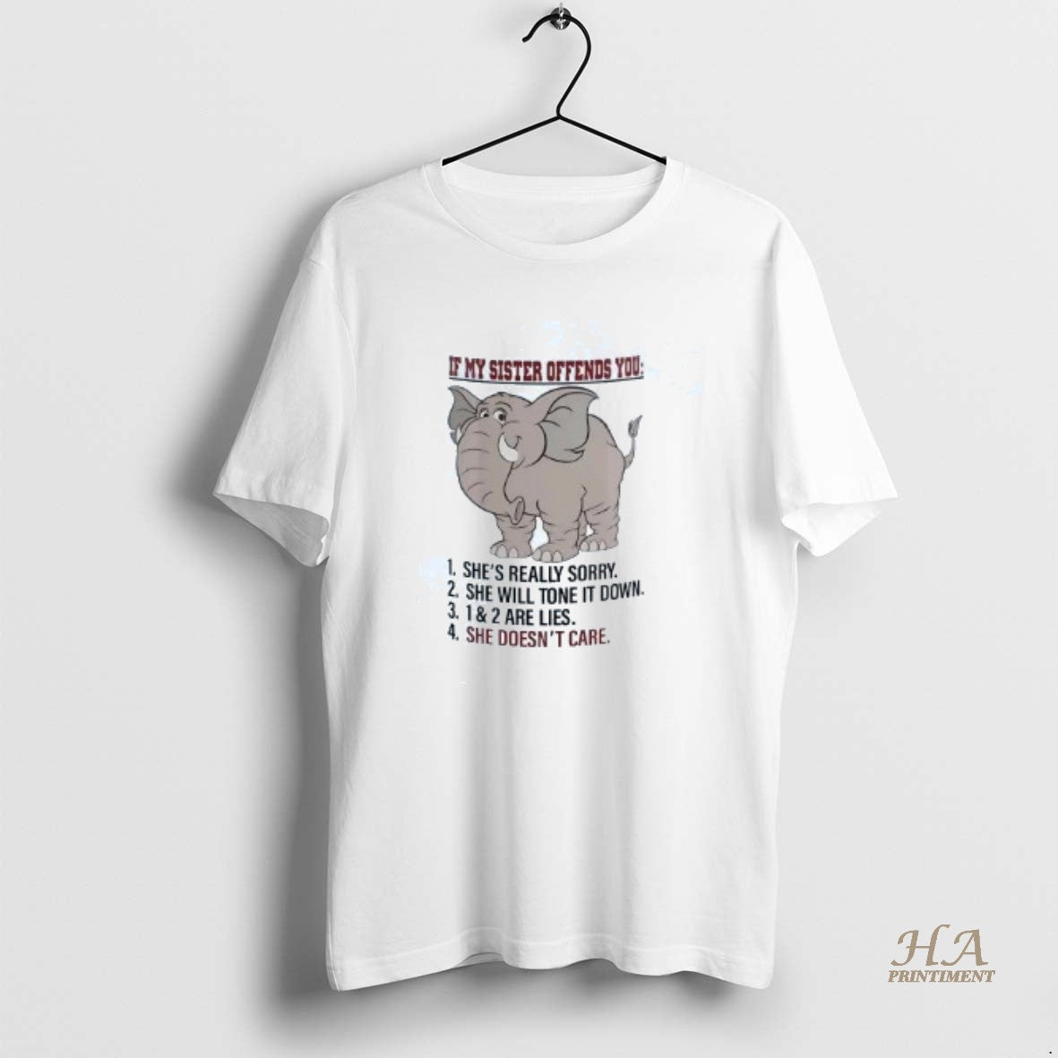 Official Elephant If My Sister Offends You Shes Really Sorry