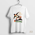 Official Eric Cantona Kicking Benjamin Netanyahu Free Palestine Flag Funny Political