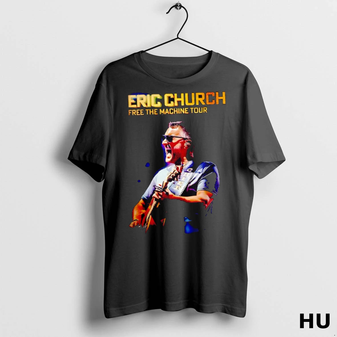 Official Eric Church Free The Machine Tour 2025 2026 North America Schedule T Shirt