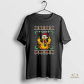 Official F Caw F Chicken Santa Hat Ugly Christmas 2025