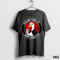 Official Feeling Fang Cy Might Honk Later Vampire Goose Holding A Drink T Shirt