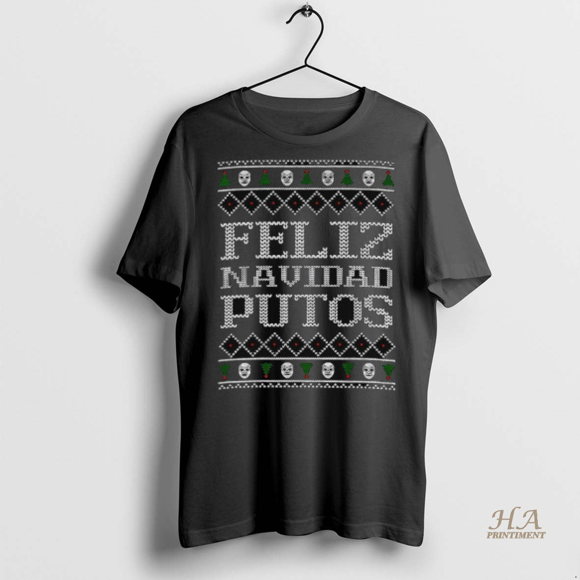 Official Feliz Navidad Putos Ugly Christmas Shirt