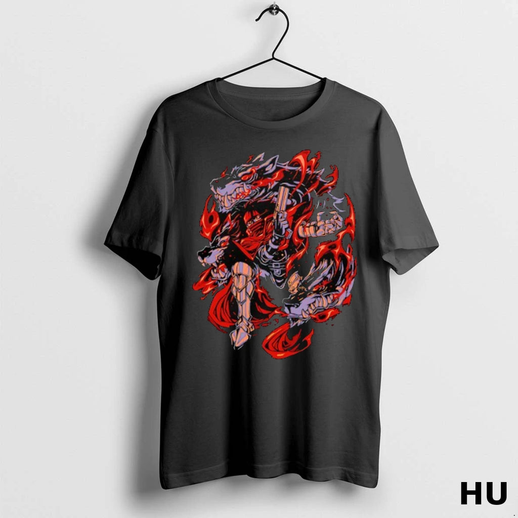Official Flames Of Cerberus Vincent Valentine From Final Fantasy T Shirt