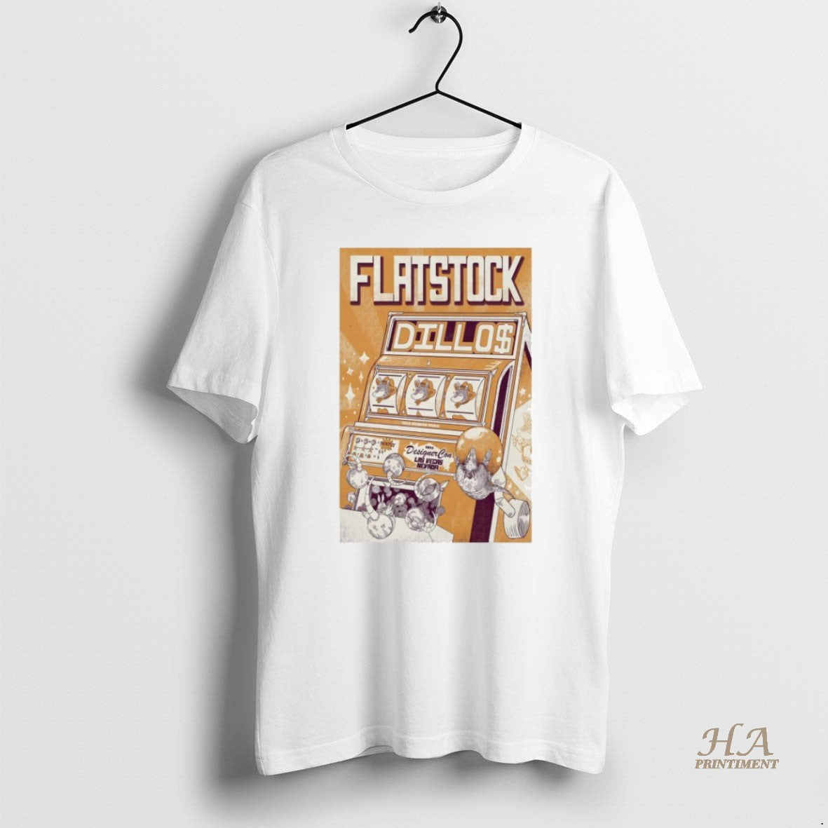 Official Flatstock Dillos 2025 Las Vegas Nevada Pangolin