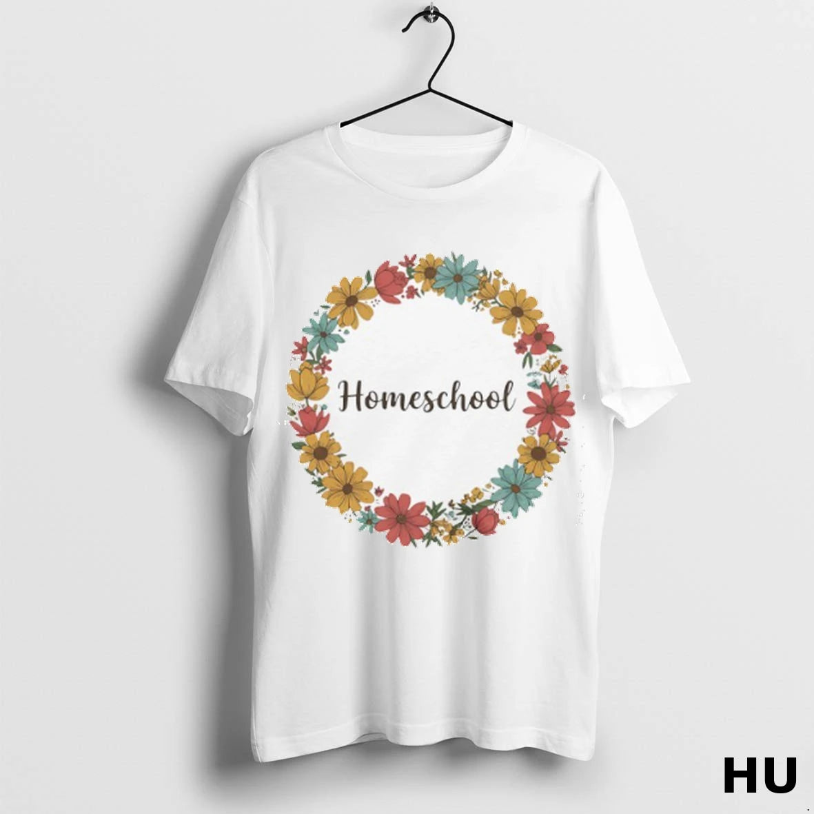 Official Floral Homeschool T Shirt