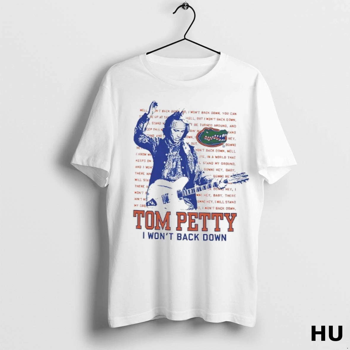 Official Florida Gators Tom Petty I Wont Back Down Petty In Concert T Shirt