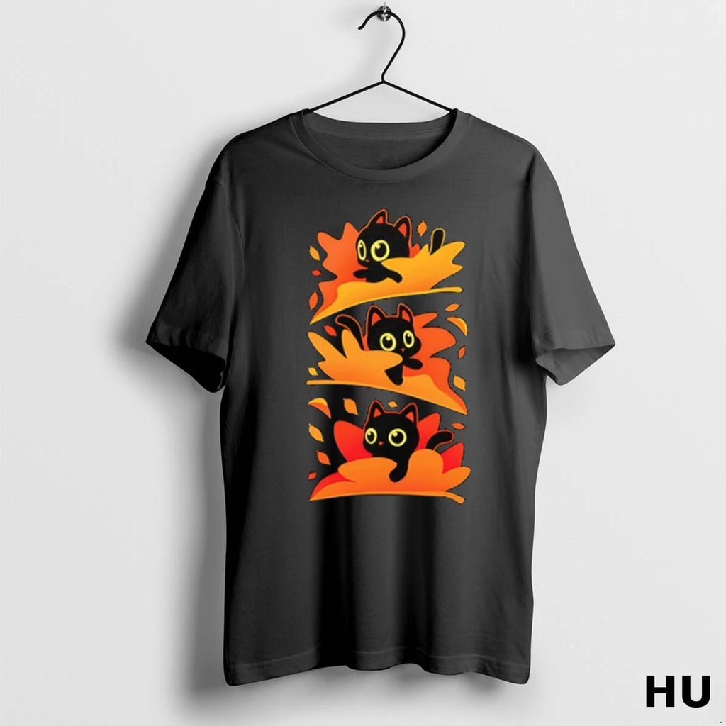 Official Flying Autumn Kittens T Shirt