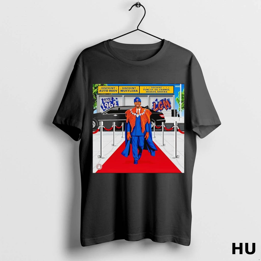 Official Francisco Lindor King Discount Auto Body Mufflers Tune Up Oil Change T Shirt