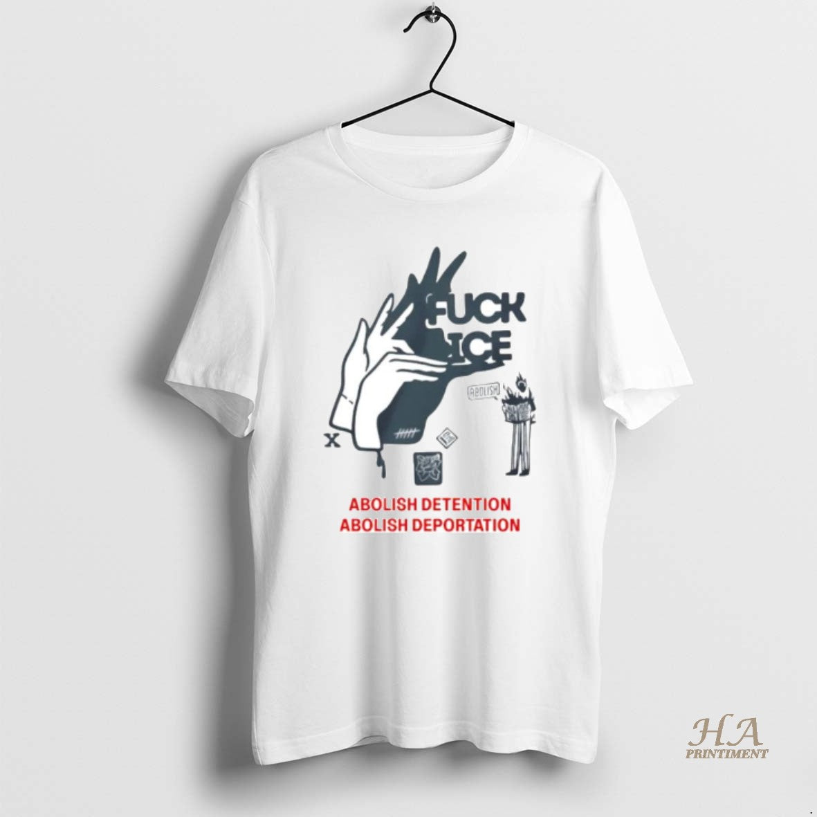 Official Fuck Ice Abolish Detention Abolish Deportation Ornaments