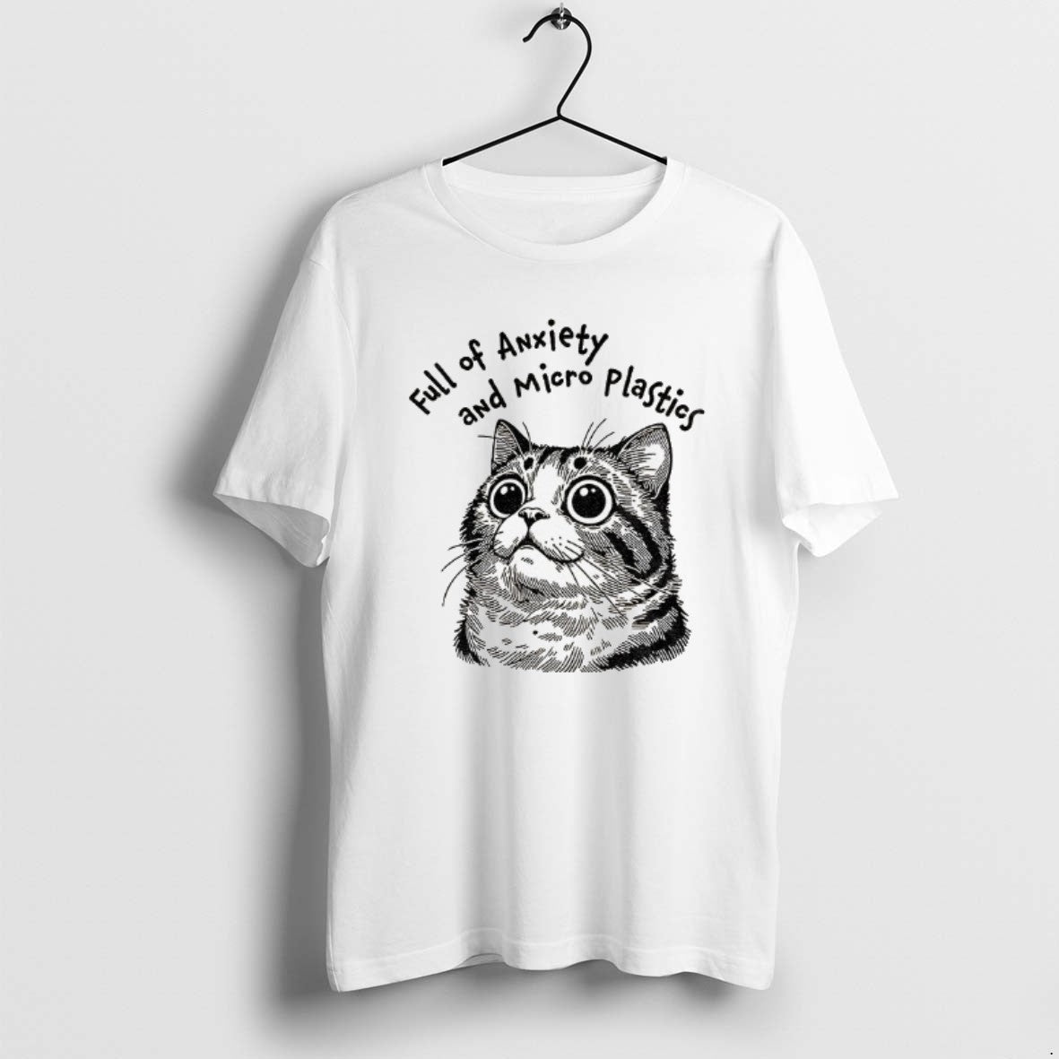 Official Full Of Anxiety And Microplastics Cat Meme