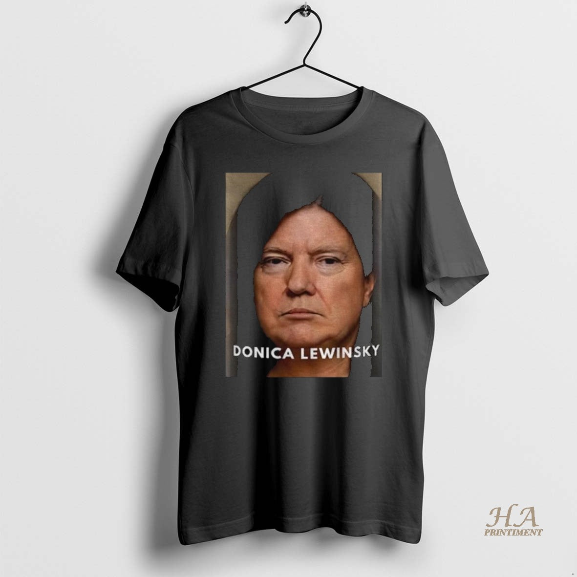 Official Funny Meme Donica Lewinsky Vintage Portrait Photo Anti Trump Long Sleve