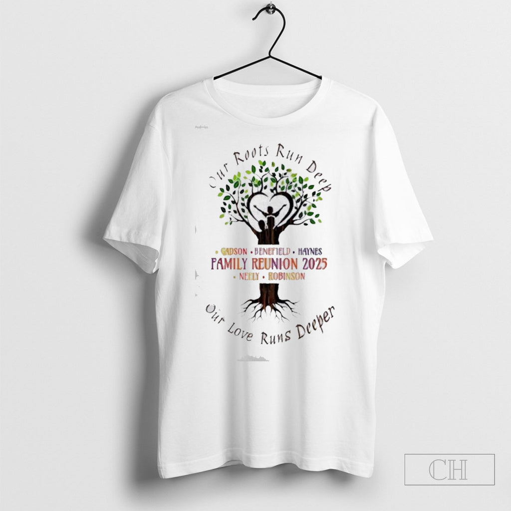 Official Funny Our Love Runs Deeper Family Reunion 2025 Shirts