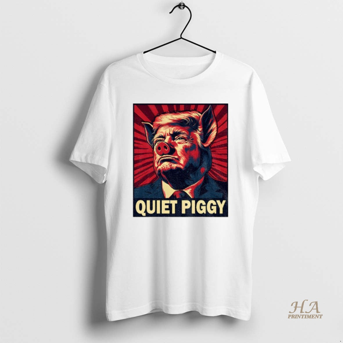 Official Funny Trump Viral Interview Saying Quiet Quiet Piggy
