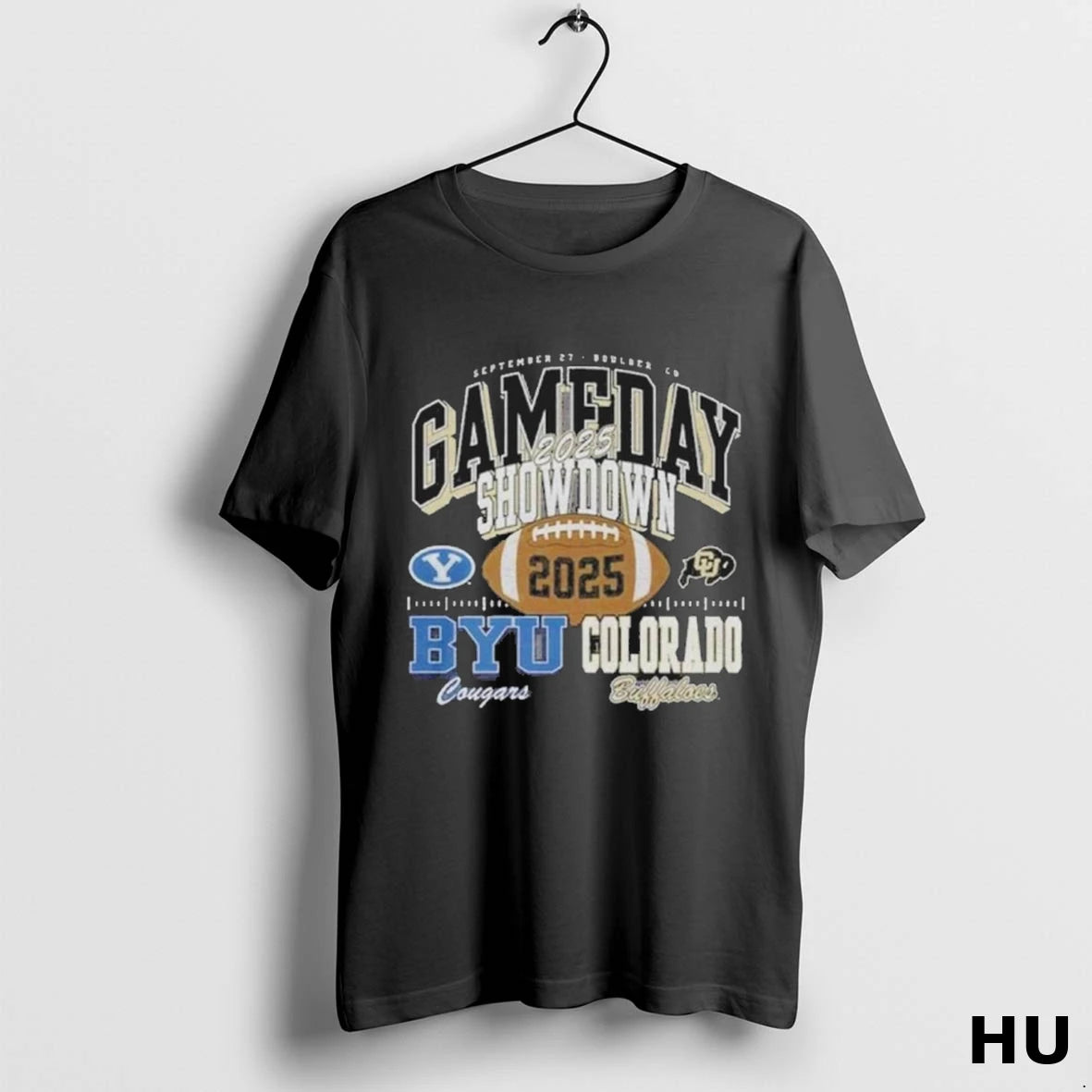 Official Gameday Showdown 2025 Colorado Vs Byu Matchup T Shirt