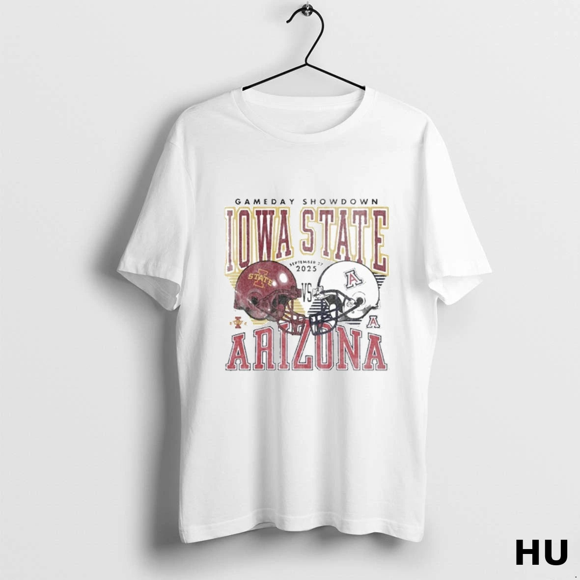 Official Gameday Showdown 2025 Iowa State Vs Arizona Matchup T Shirt