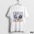 Official Gameday Showdown 2025 Kansas Vs Cincinnati Matchup T Shirt