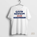 Official Gavin Newsom 2028 Make America California Shirt