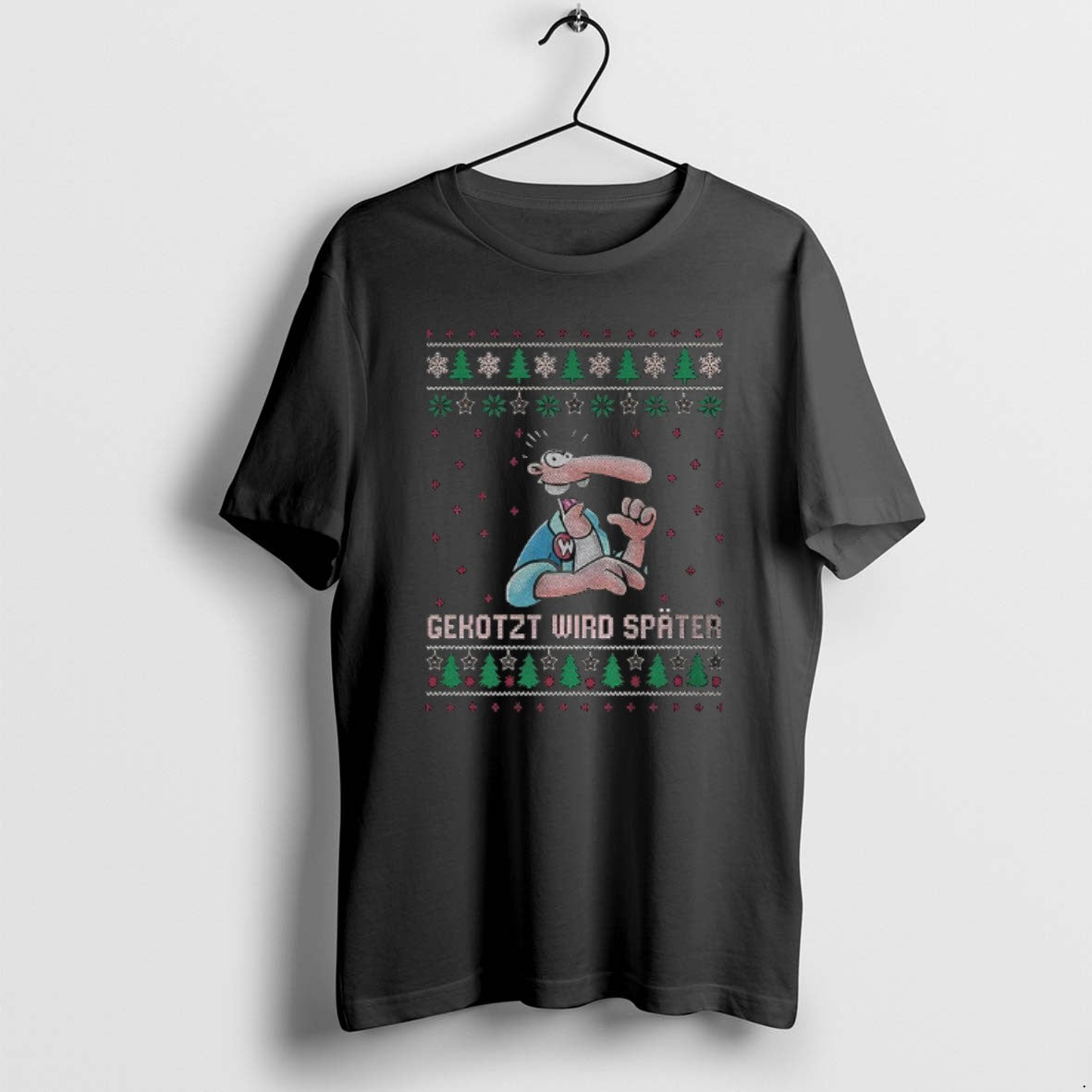Official Gekotzt Wird Spater Christmas Ugly