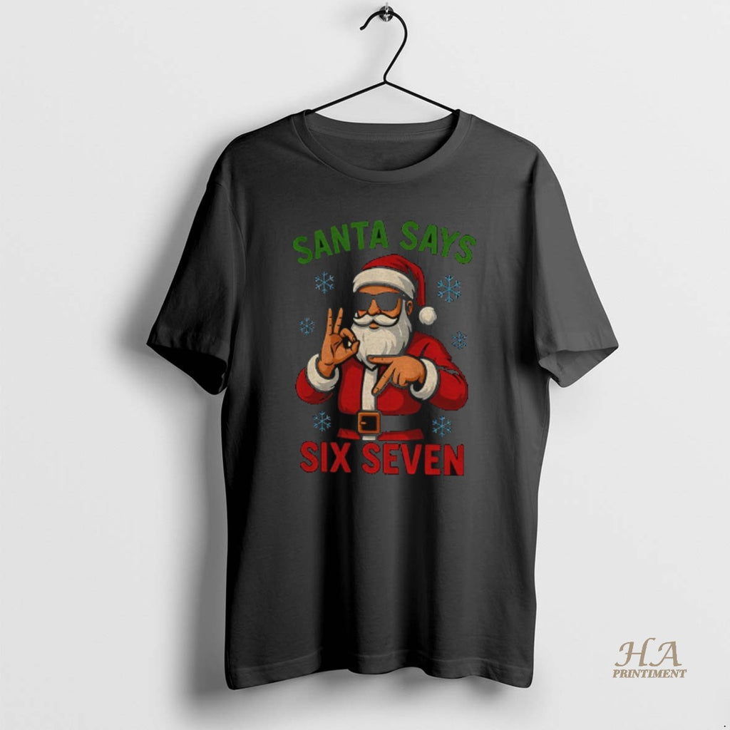 Official Gen Z Meme Santa Say Six Seven 6 7 Meme