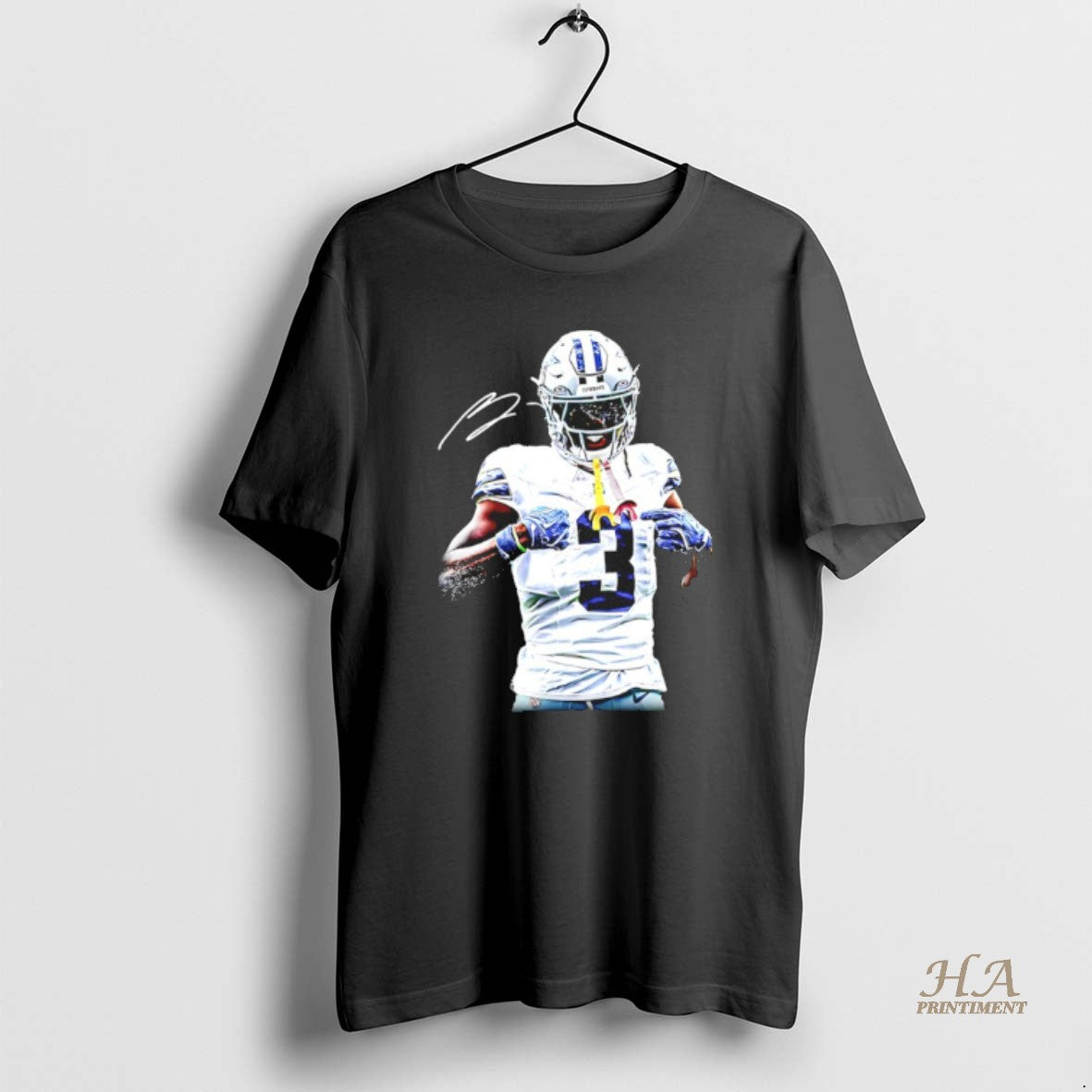 Official George Pickens Dallas Cowboys Him Signature Graphic