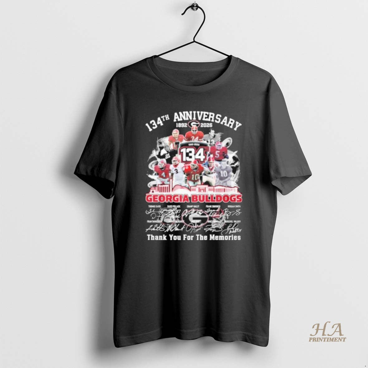 Official Georgia Bulldogs 134th Anniversary 1892 2026 Signatures