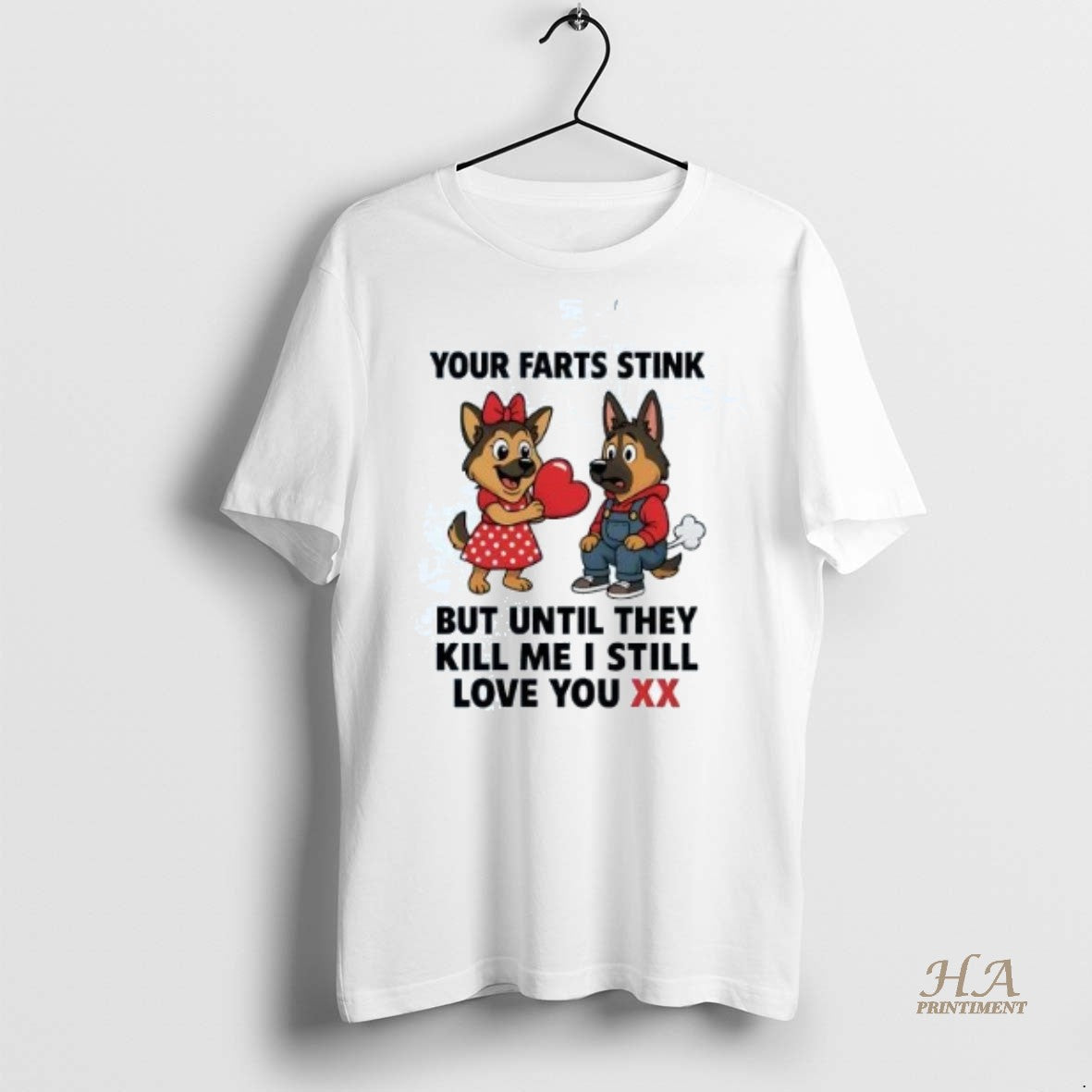 Official German Shepherd Your Farts Stink But Until They Kill Me Shirt
