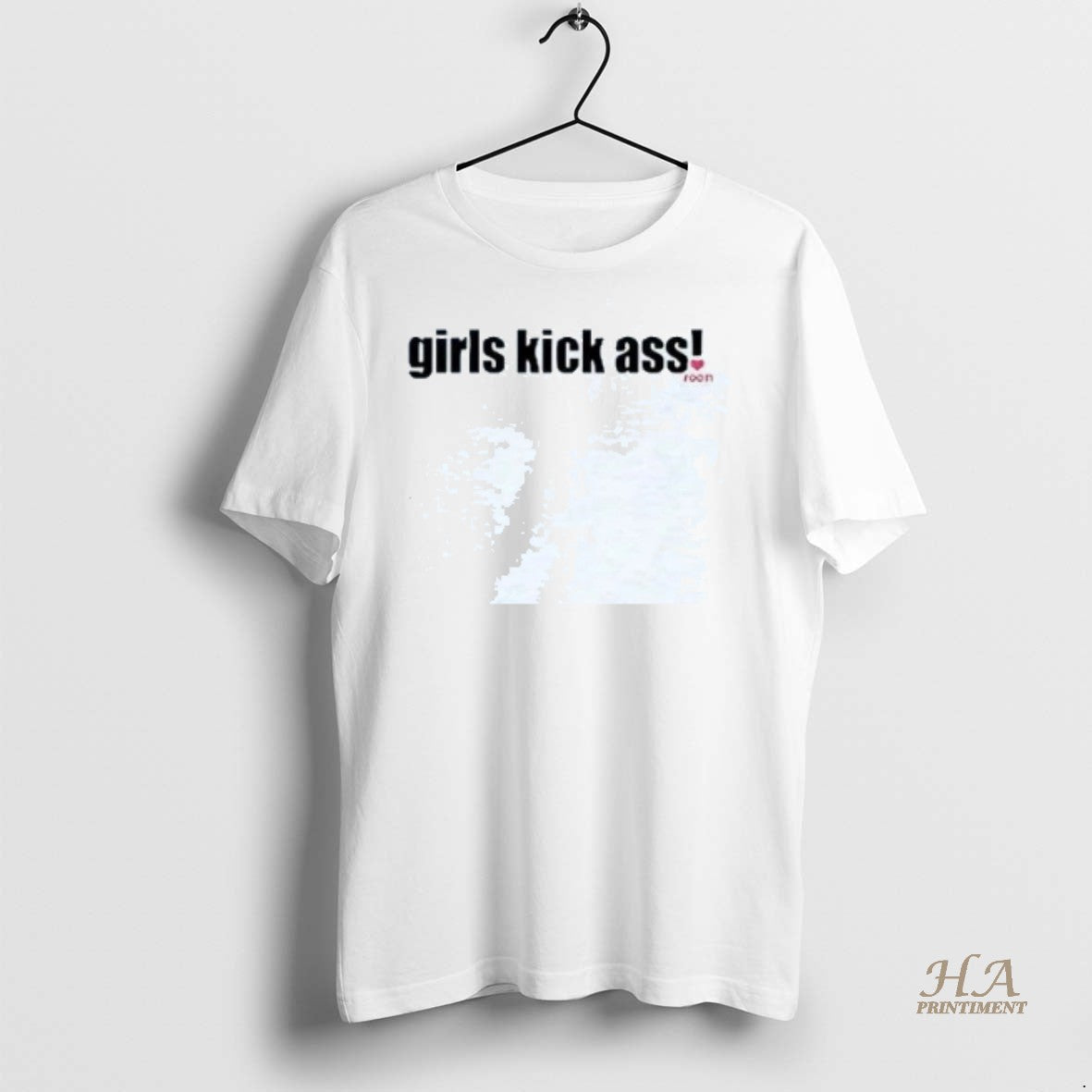 Official Girls Kick Ass Love Foot Shirt