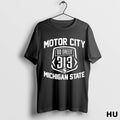 Official Go Green 313 Motor City Michigan State Football T Shirt