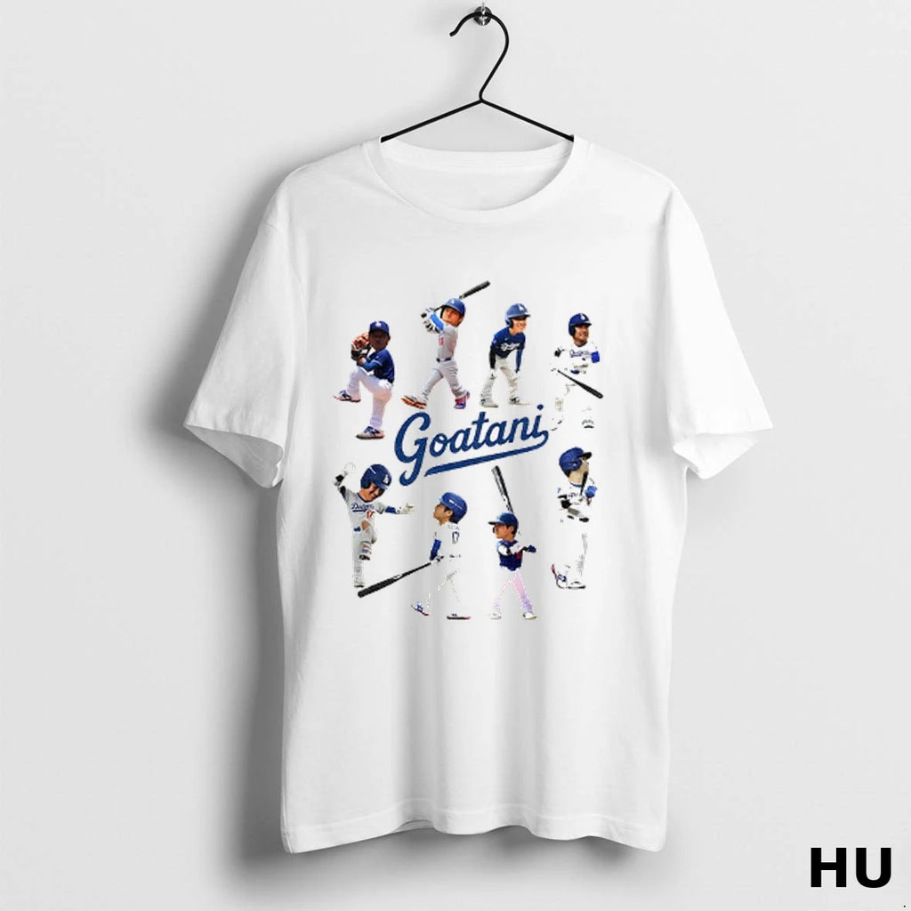 Official Goatani Shohei Ohtani Los Angeles Dodgers Mlb Baseball 2025 Graphic T Shirt