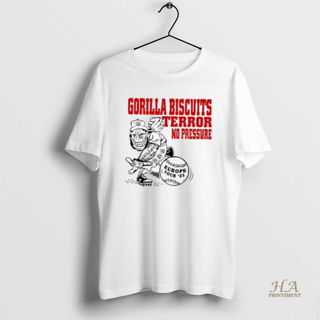 Official Gorilla Biscuits Terror No Pressure Europe Tour 25