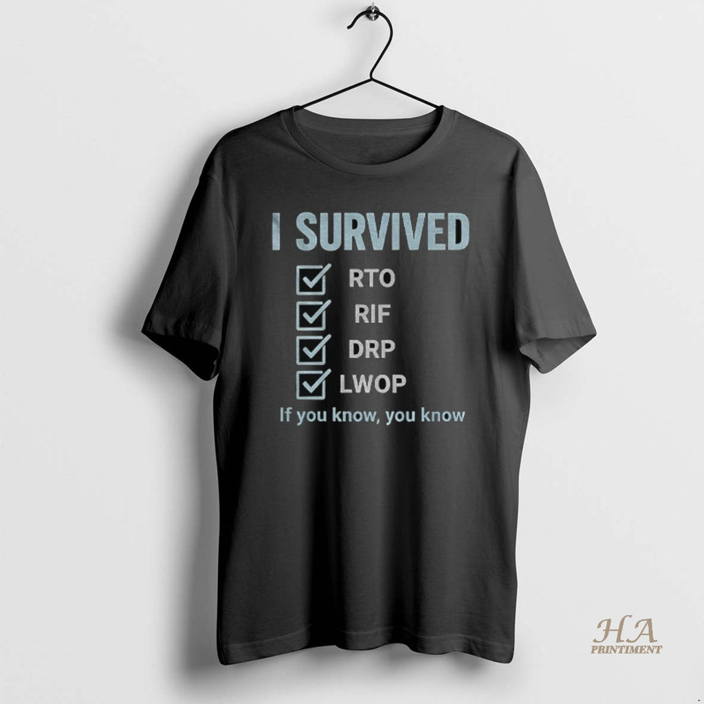 Official Government Shutdown I Survived Rto Rif Drp Lwop If You Know You Know