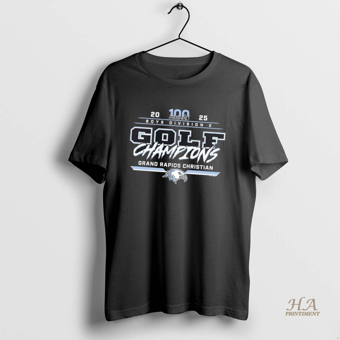 Official Grand Rapids Christian 2025 Boys Golf D2 Champions