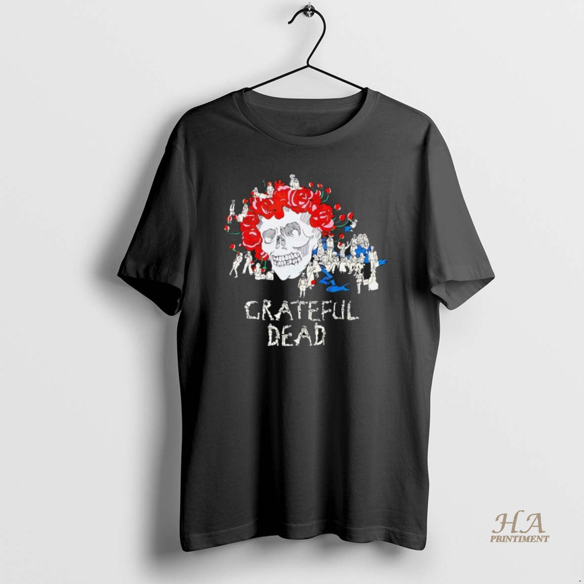 Official Grateful Dead Bertha In Black Black