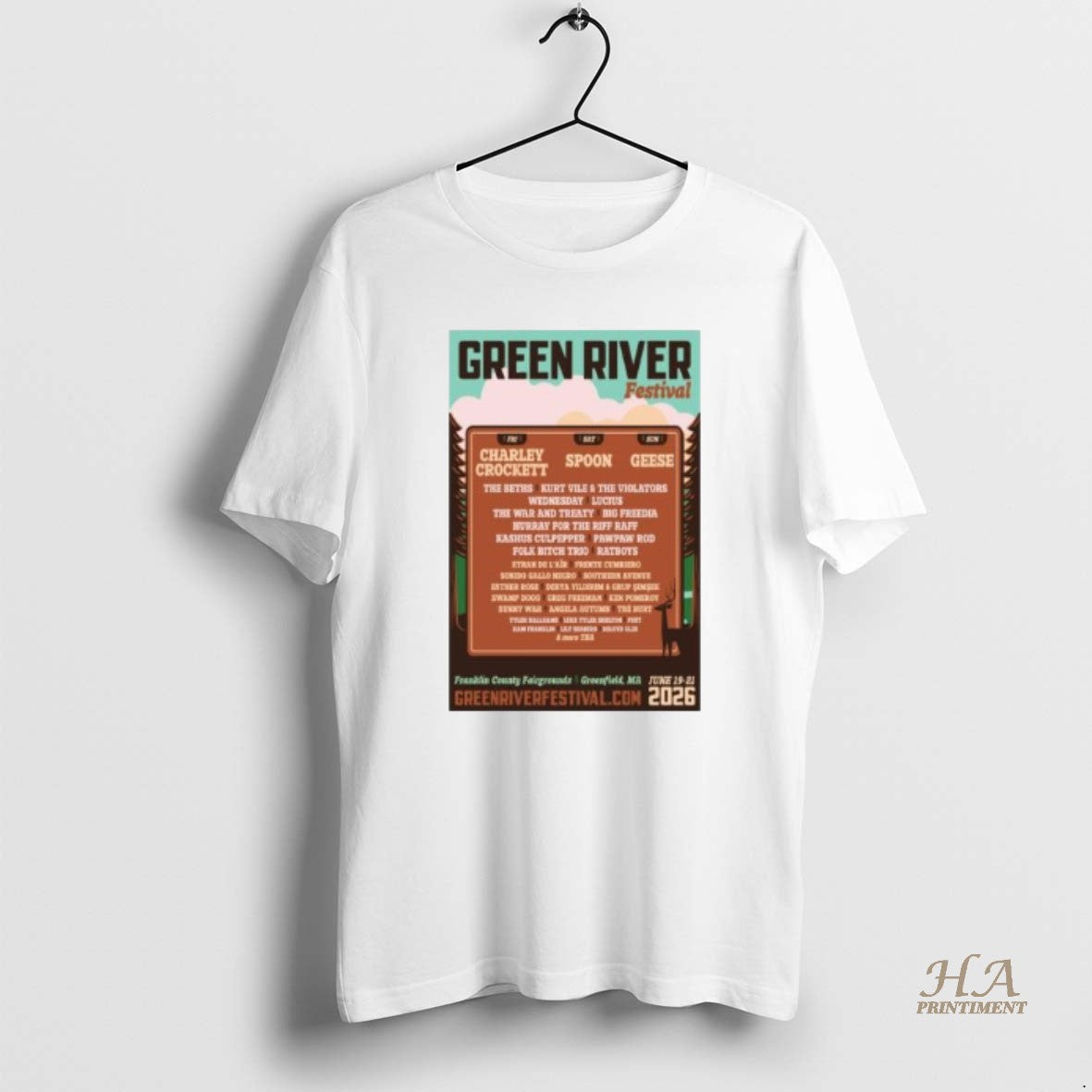 Official Green River Festival June 19 21 2026 Greenfield Ma Circle White